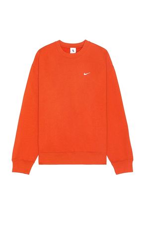 Solo Swoosh Fleece Crew in Red. - size L (also in XS) - Nike - Modalova