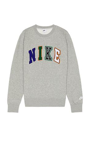 M Nk Club Bb Crew Letters Sweatshirt in Light Grey. - size L (also in M, S, XL, XS, XXL) - Nike - Modalova