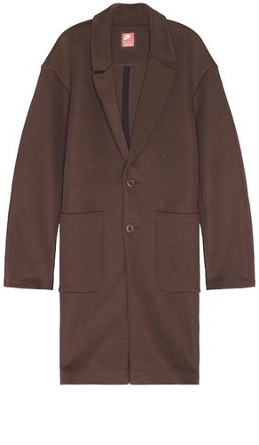 Tech Fleece Reimagined Trench Jacket in Brown. - size L (also in S) - Nike - Modalova