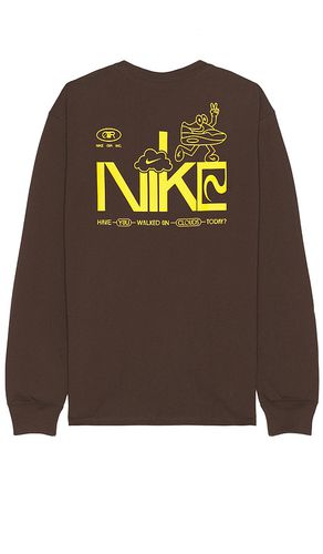 NSW M90 Long Sleeve Tee in Brown. - size M (also in S) - Nike - Modalova