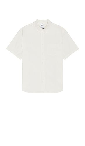 Short-Sleeve Seersucker Button-Down Shirt in White. - size L (also in S) - Nike - Modalova