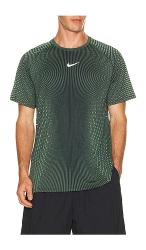 Aero Fit Stride Short Sleeve Top in Black. - size L (also in M, S, XL/1X) - Nike - Modalova