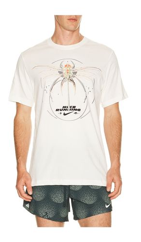 Dri-Fit Running T-Shirt in Cream. - size L (also in M, S) - Nike - Modalova