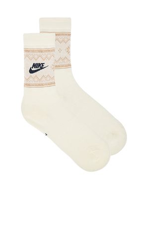 Essential Crew Socks in Cream. - size L (also in M, S, XL) - Nike - Modalova