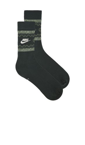 Essential Crew Socks in Green. - size L (also in M, S, XL) - Nike - Modalova