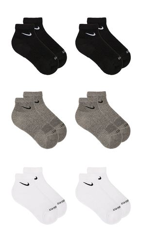 Training 6 Pack Ankle Socks in Black,Grey,White. - size L (also in M, S, XL) - Nike - Modalova