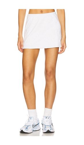 Mid-Rise French Terry Mini Skort in Grey. - size S (also in ) - Nike - Modalova