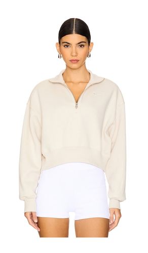 Phoenix Fleece Quarter Zip in Cream. - size L (also in M, XL, XXL, XXS) - Nike - Modalova