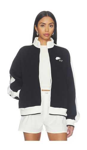 Studio Fleece Track Jacket in & White. - size L (also in M, S, XL, XS) - Nike - Modalova