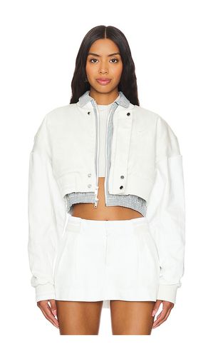 Canvas Destroyer Jacket in White. - size S (also in L) - Nike - Modalova