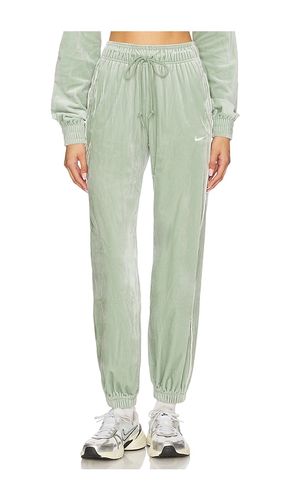Velour Jogger in Mint. - size L (also in M, S, XL) - Nike - Modalova