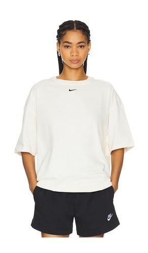 Essential Short Sleeve T-Shirt in Ivory. - size L (also in S) - Nike - Modalova