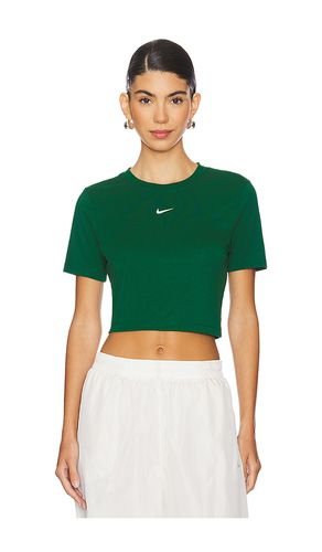 Sportswear Essential Cropped T-shirt in Green. - size L (also in M, S, XS) - Nike - Modalova