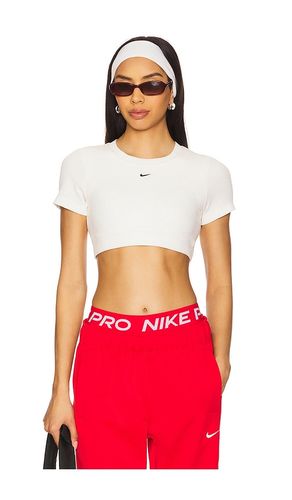 Light-Support Sports Bra Tee in Cream. - size L (also in XL) - Nike - Modalova