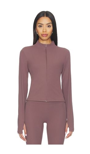 Dri Fit Full Zip Long Sleeve Top in Mauve. - size S (also in M) - Nike - Modalova