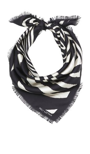 Zebra Twill Scarf in - NILI LOTAN - Modalova