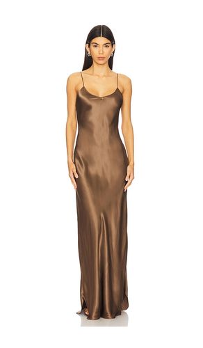 Cami Gown in Brown. - size M (also in S, XS) - NILI LOTAN - Modalova