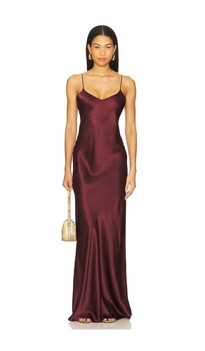 Cami Gown in Wine. - size L (also in M, S) - NILI LOTAN - Modalova