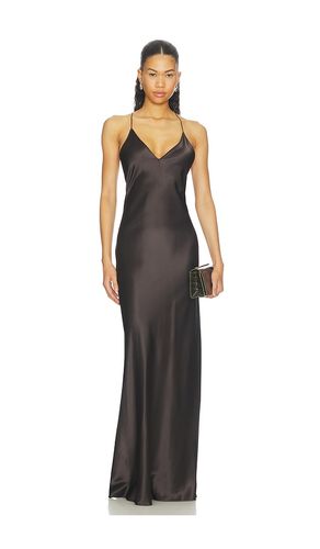 Ira Gown in Chocolate. - size M (also in XS) - NILI LOTAN - Modalova