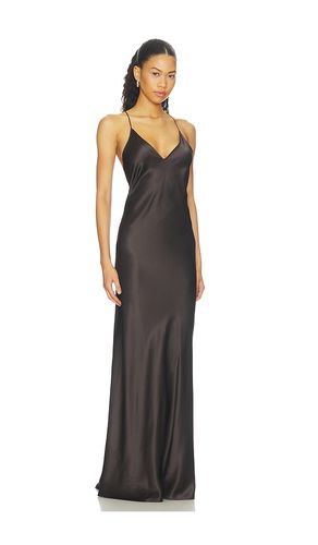 Ira Gown in Chocolate. - size M (also in XS) - NILI LOTAN - Modalova