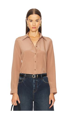 Camisa julien en color marrón talla L en - Brown. Talla L (también en M, S, XS) - NILI LOTAN - Modalova