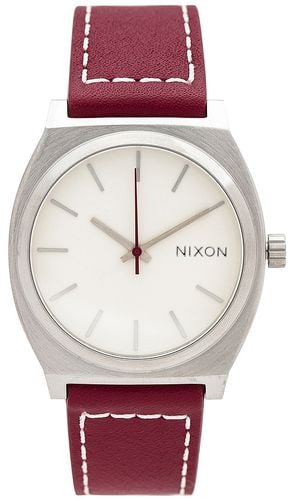 Time Teller Leather Watch in Pink - Nixon - Modalova