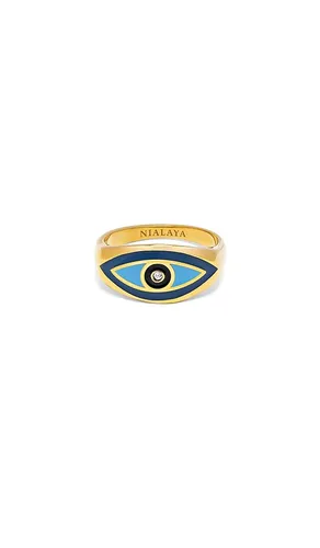 Evil Eye Ring in . Size 11. Also in 9 - Nialaya - Modalova