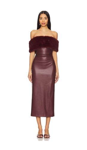 Gabrielle Dress in Burgundy. - size S (also in XS) - Nana Jacqueline - Modalova