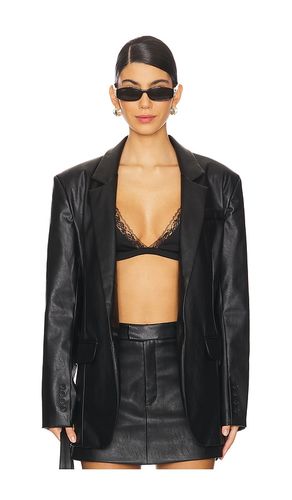Farrell Faux Leather Blazer in . - size L (also in S, XL) - NONchalant Label - Modalova