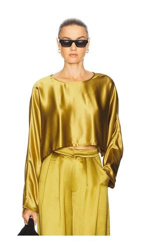 Emmy Clean Hem Crop Top in Yellow. - size L (also in M, S, XS) - NONchalant Label - Modalova