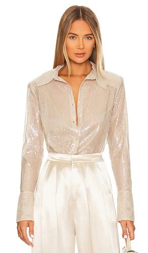 Tiffany Sequin Button Down Blouse in . - size L (also in XS) - NONchalant Label - Modalova