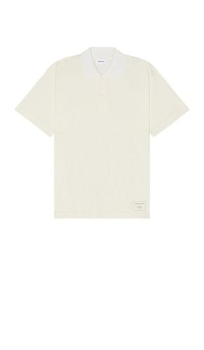 Espen Loose Printed Short Sleeve Polo in White. - size L (also in S, XL/1X) - Norse Projects - Modalova