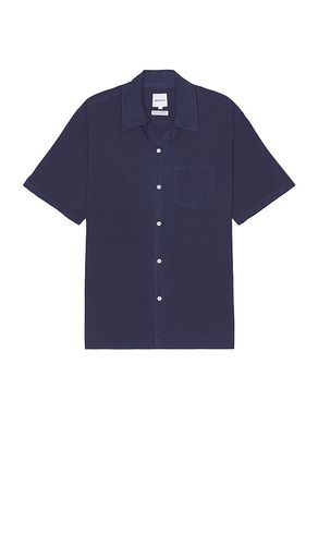 Carsten Cotton Tencel Shirt in Blue. - size M (also in L, S) - Norse Projects - Modalova