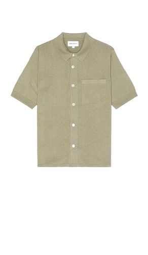 Rollo Cotton Linen Short Sleeve Shirt in Grey. - size L (also in S, XL/1X) - Norse Projects - Modalova