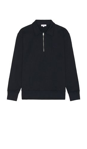 Ketel Relaxed Organic Norse Logo Half Zip in Navy. - size L (also in M, S) - Norse Projects - Modalova