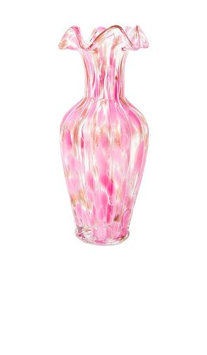Blush Petal Glass Vase Tall in - Noon & Moon - Modalova