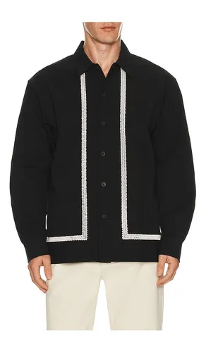 Reed Embroidered Button Up Overshirt in . Size L. Also in M - NN07 - Modalova