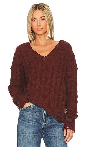 Everlyn V-Neck Sweater in Burgundy. - size S (also in XS) - NSF - Modalova