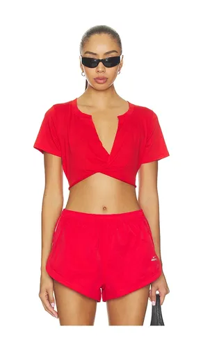Crop Shortsleeve Top in Red. - size L (also in M, S, XS) - NikeSKIMS - Modalova