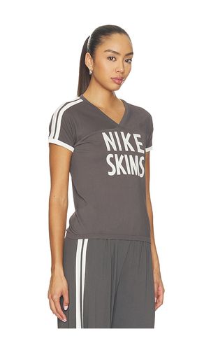 Knit Shortsleeve Top in Grey. - size M (also in S, XS) - NikeSKIMS - Modalova