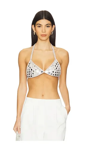 BRA TOP IN TRIANGEL-FORM MIT SPIEGELPLÄTTCHEN in . Größe M. Also in S - Nue Studio - Modalova