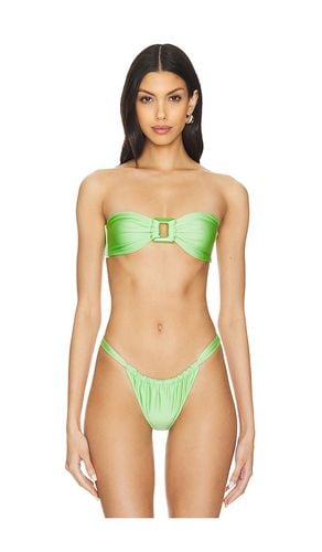 Bandeau Bikini Top in Green. - size L (also in M, S, XS) - Natasia Swim - Modalova