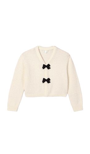 Kids Bow Cardigan in . - size 6 (also in 2, 4) - Noralee - Modalova