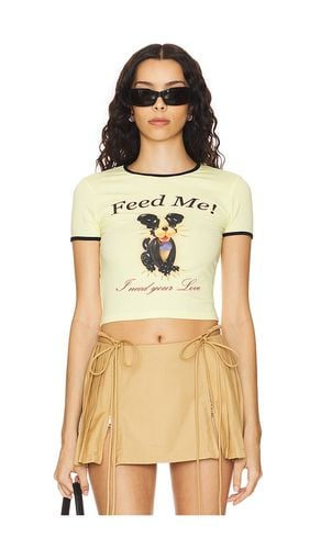 Pet Me Ballon Dog T-shirt in Yellow. - size S (also in XS) - Nodress - Modalova