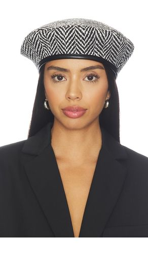 Suiting Chevron Beret in Black - Naked Wardrobe - Modalova