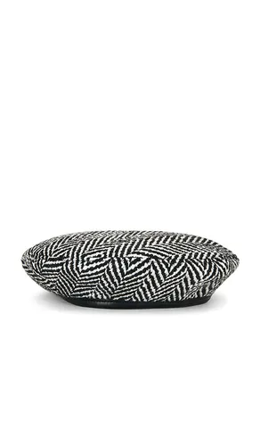 Suiting Chevron Beret in Black - Naked Wardrobe - Modalova