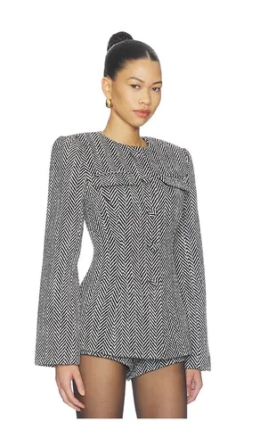 Suited Button Up Blazer in Black. - size L (also in M, S, XL, XS) - Naked Wardrobe - Modalova