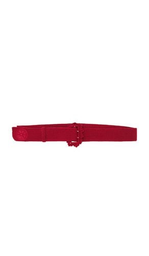 Crochet Belt With Embroidery Logo in - nastyamasha - Modalova