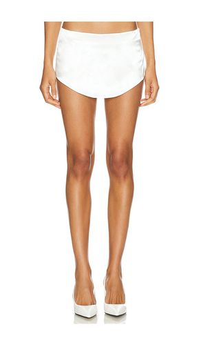 Satin Skort in White. - size L (also in M, S, XS) - nastyamasha - Modalova