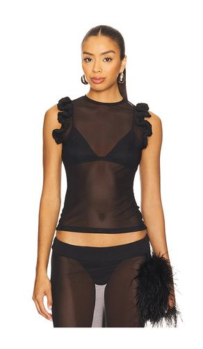 Mesh Ruffle Top in . - size L (also in M, S) - nastyamasha - Modalova